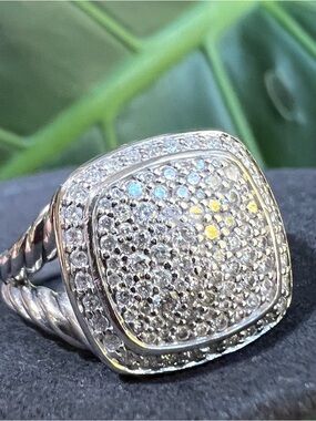 ❤️ David Yurman 11mm Albion Ring with Diamonds